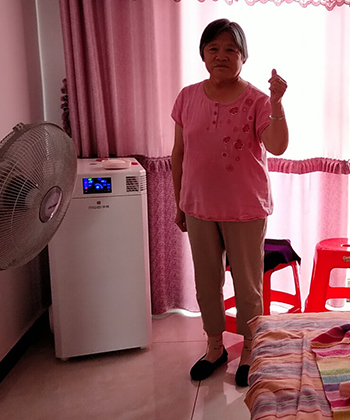 呼和浩特中华别墅区安装米微新风系统